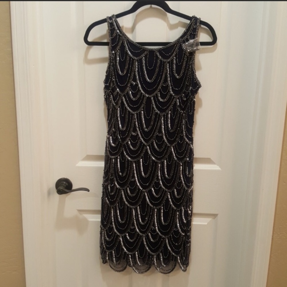 Pissaro Nights Beaded Dress